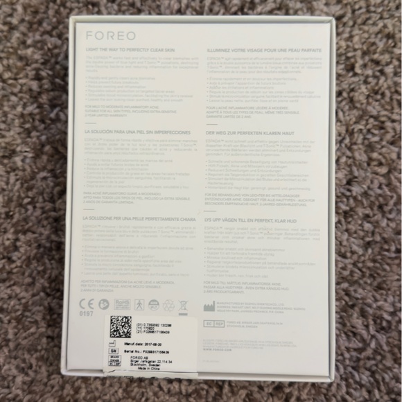 FOREO ESPADA 2 Blue LED therapy acne treatment device Like New - Picture 9 of 16